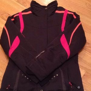 Pink and orange obermeyer jacket